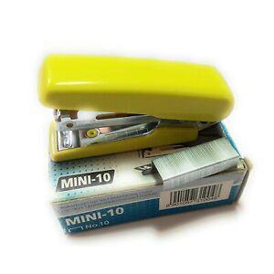 Staplers Mini 10 With 20 Staple Pins Stationary Item For Students And Office Use