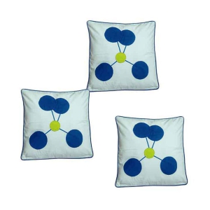 Hugs'n'Rugs White Cotton Cushion Covers - Set Of 3