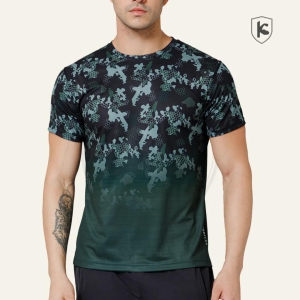 Gradient Camo Sports T-shirt-2XL / Wild Green