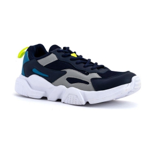 KHADIM - PRO Sports Shoes Navy Mens Sports Running Shoes - None