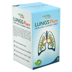 Nature Sure Lungs Pure Capsules for Respiratory Health in Men & Women - 1 Pack (60 Capsules)