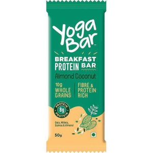 Yoga Bar Breakfast Protien Bar Almond Coconut 50G