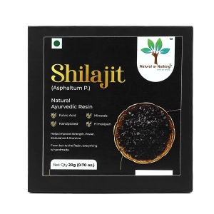 Natural or Nothing | Pure Himalayan Shilajit | Authentic and Handmade | Golden Grade A+ | Contains Fulvic Acid and Trace Minerals | 20 Grams