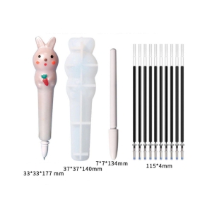 Rabbit Pen Mould + 1 Refill Cover + 10 Refill