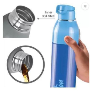 Milton Steel Convey 900 Insulated Inner Steel Water Bottle, 630 ml