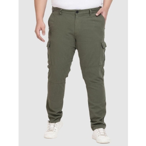 IVOC Regular Flat Men''s Cargos - Olive ( Pack of 1 ) - None