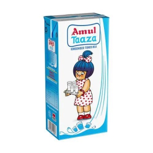 AMUL TAAZA MILK 1LTR