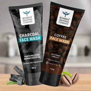 Charcoal Face Wash & Coffee Face Wash Combo-