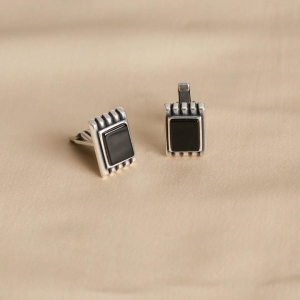 Black Onyx Square Cufflinks