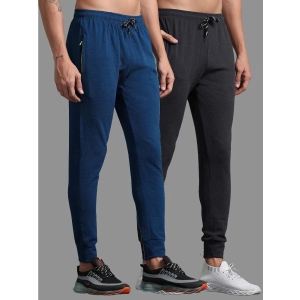 JILZ Multicolor Polyester Mens Joggers ( Pack of 2 ) - None