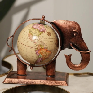 Globe Elephant Table Decor Small