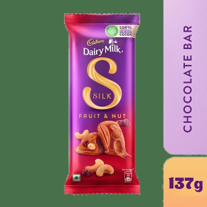 Cadbury Dairy Milk Silk Fruit & Nut Chocolate Bar, 137 G