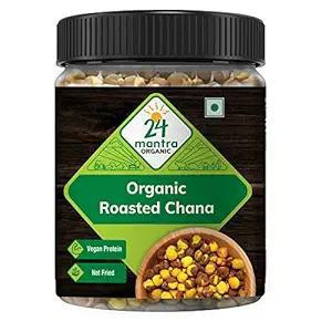 24 mantra Roasted Chana Plain 185 grams