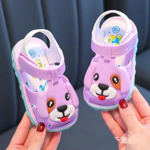 Pluto Baby Sandles-Purple / 9-12 months