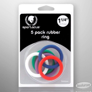 Rubber Cock Ring Set-1.25