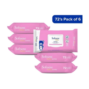 Softsens - Scented Wet wipes For Babies ( Pack of 6 )