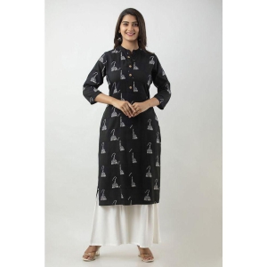 MAUKA - Black Straight Rayon Women's Stitched Salwar Suit ( Pack of 1 ) - None