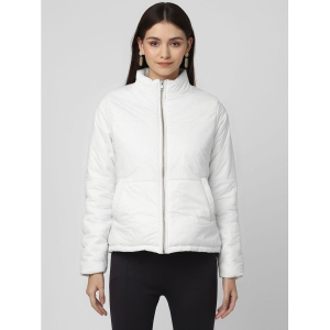 UrbanMark Women Quilted Full Sleeves Jacket - White - None