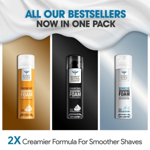 Shaving Foams - Super Saver Combo Pack of 3-