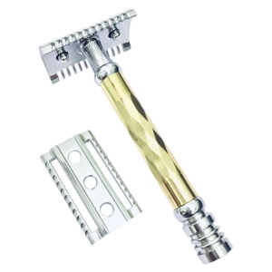 Romer-7 Regalia 2 Double Edge Safety Razor For Men With Dual Head Base (Open & Close)