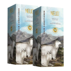 NEUD Goat Milk Premium Hair Conditioner for Men & Women - 2 Packs (300ml Each)