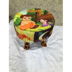 Baby face stool kids, Chhota bheem, 12 inch with box