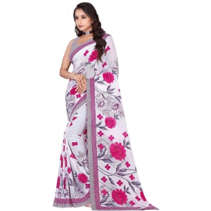 LEELAVATI - Multicolor Georgette Saree With Blouse Piece ( Pack of 1 ) - Multicolor