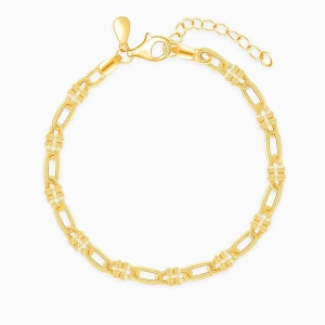 Golden Forever Linked Bracelet