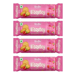 Biscutey Strawberry Creme, 60g