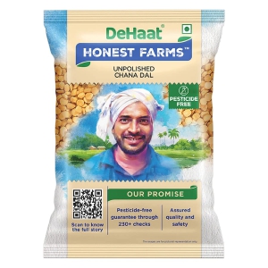 Dehaat Honest Farms Dehaat Unpolished Chana Dal 500 Gm, 1 Pc