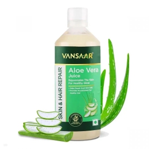 Aloe Vera Juice | For Glowing Skin & Healthy Hair| 100% Cold Pressed | Farm to Bottle in 4 Hours - 1L