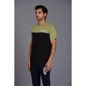 Go Devil Printed Green & Black T-Shirt for Men