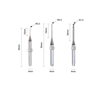 dlc bur for (roland , vhf , arum , xt cera ) milling machine-VHF 2 MM HEAD