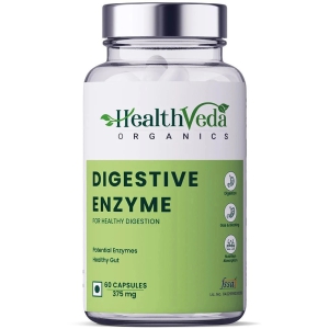 Health Veda Organics Digestive Enzyme Capsules, 60 Veg Capsules