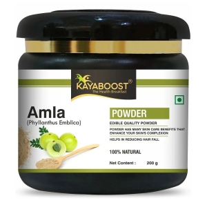 KAYABOOST Amla Powder for Drink, Eating, Hair Growth & Hair Strong (200 g)