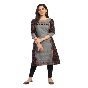 grey-handloom-cotton-bagru-print-long-cotton-kurti