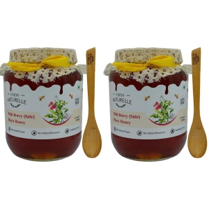 Farm Naturelle Unprocessed Wild Berry Forest Flower Honey, 850g x 2 Jars