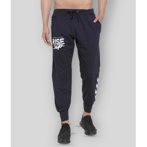 Uzarus - Navy Cotton Mens Joggers ( Pack of 1 ) - None