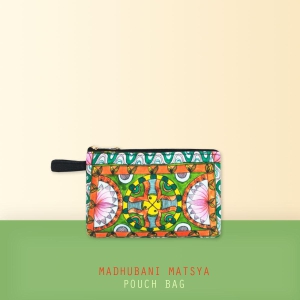 Madhubani Matsya Pouch