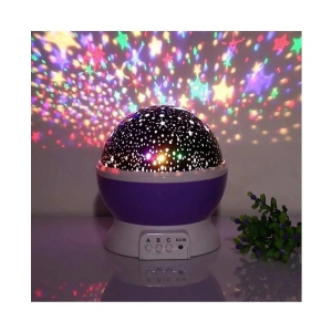 RADHE ent. Rotating LED Star Master Lamp Night Lamp multi Rotating LED Star Master Night Lamp Night Lamp Multi - Pack of 1