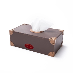 Dorchester Tissue Box with button detail