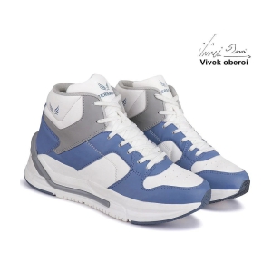 Bersache Casual shoe for men Blue Mens High Tops Shoes - None