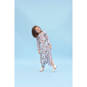 Iceberg Blue Dhoti Jumpsuit Kids-1 - 2 Years