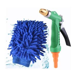 Tapixaa Car Washing / Gardening Water Spray Gun Microfiber Plastic Gadget Tool