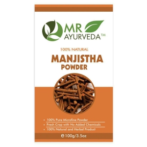 MR Ayurveda Manjistha Powder, Hair Conditioning Face Pack Masks 100 gm
