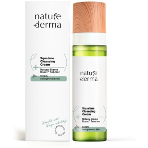 Nature Derma Squalane Cleansing Cream / Cleanser with Natural Biome-Boost Solution For supple skin