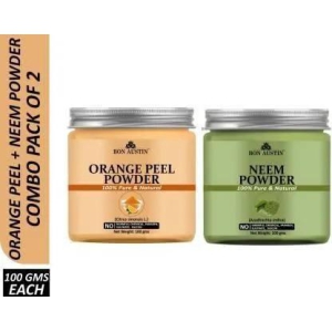 Bon Austin Orange Peel & Neem Face Mask Powder (Pack Of 2)