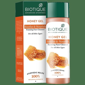 Biotique Soothe & Nourishing Foaming Face Wash - Honey Gel, For All Skin Type, 120 Ml Carton