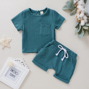 Soft Everyday Two Piece Set-Blue / 3 to 4 Years