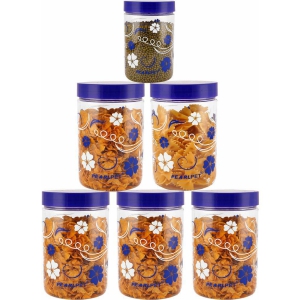 PearlPet - Blue Polyproplene Food Container ( Pack of 6 ) - Blue